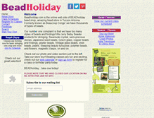 Tablet Screenshot of beadholiday.com